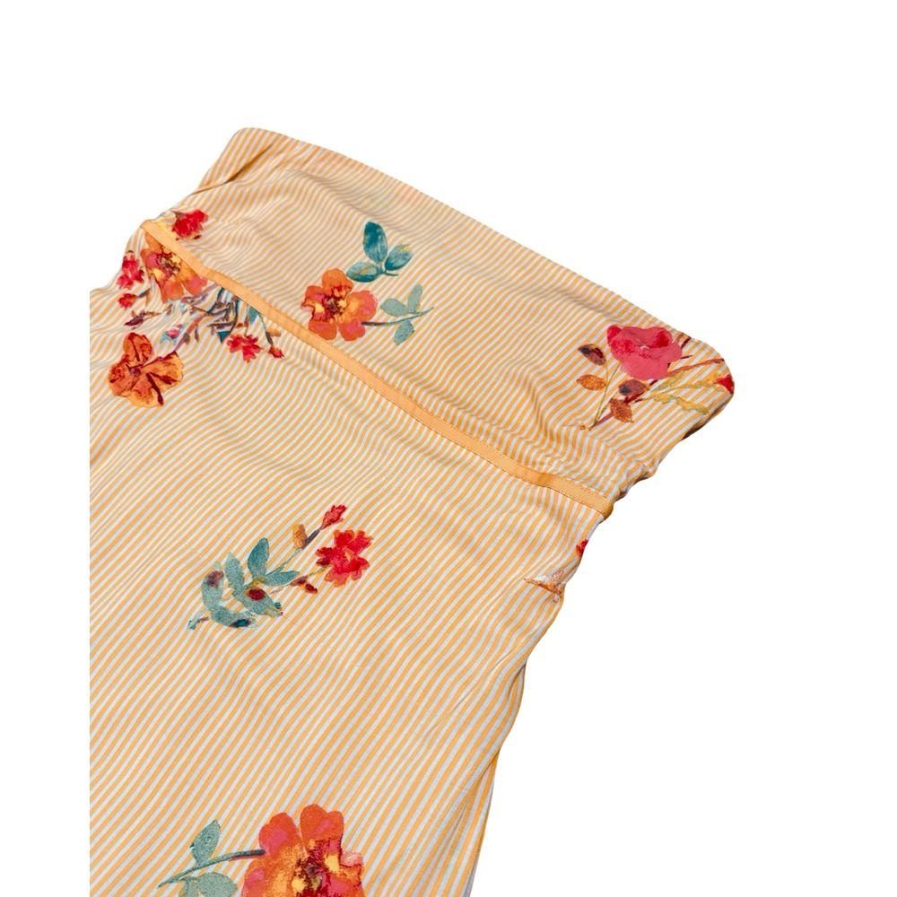 Free People Rosie Posie Sunshine Floral Strapless Midi Dress Womens L - Picture 6 of 16
